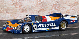 Slot.it SICA03B Porsche 962 C - #17 Repsol. Brun Motorsport: DNF, Le Mans 24 Hours 1989. Oscar Larrauri / Jésus Pareja / Walter Brun - 01