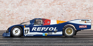 Slot.it SICA03B Porsche 962 C - #17 Repsol. Brun Motorsport: DNF, Le Mans 24 Hours 1989. Oscar Larrauri / Jésus Pareja / Walter Brun - 06