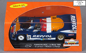 Slot.it SICA03B Porsche 962 C - #17 Repsol. Brun Motorsport: DNF, Le Mans 24 Hours 1989. Oscar Larrauri / Jésus Pareja / Walter Brun - 09
