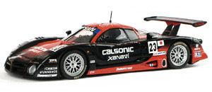 Slot.it SICA05B Nissan R390 GT1 - #23 Calsonic/Xanavi. 12th place, Le Mans 24hrs 1997. Kazuyoshi Hoshino / Eric Comas / Masahiko Kageyama