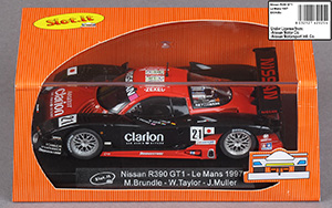 Slot.it SICA05C Nissan R390 GT1 - #21 Clarion. Nissan Motorsports: DNF, Le Mans 24 Hours 1997. Martin Brundle / Jörg Müller / Wayne Taylor - 06