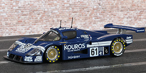 Slot.it SICA06A Sauber Mercedes C9 - #61 Kouros. Kouros Racing: DNF, Le Mans 24 Hours 1987. Mike Thackwell / Henri Pescarolo / Hideki Okada - 01
