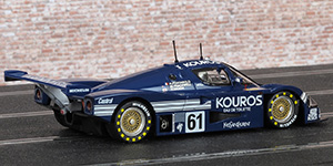 Slot.it SICA06A Sauber Mercedes C9 - #61 Kouros. Kouros Racing: DNF, Le Mans 24 Hours 1987. Mike Thackwell / Henri Pescarolo / Hideki Okada - 02