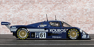 Slot.it SICA06A Sauber Mercedes C9 - #61 Kouros. Kouros Racing: DNF, Le Mans 24 Hours 1987. Mike Thackwell / Henri Pescarolo / Hideki Okada - 03