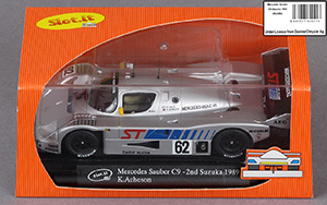 Slot.it CA06D Sauber Mercedes C9 - #62 ST/AEG. Team Sauber Mercedes, 2nd place, World Sports Prototype Championship, Suzuka 1989. Kenny Acheson - 12