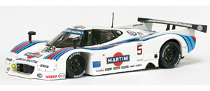 Slot.it SICA08B Lancia LC2 - #5 Martini. DNF, Le Mans 24hrs 1984. Paolo Barilla / Hans Heyer / Mauro Baldi