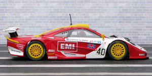 Slot.it SICA10E McLaren F1 GTR - #40 EMI. 4th place, Le Mans 24hrs 1998. Steve O'Rourke / Tim Sudgen / Bill Auberlen - 05