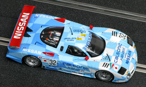 Slot.it SICA14B Nissan R390 GT1 - #32 Calsonic/Xanavi. 3rd place, Le Mans 24hrs 1998. Aguri Suzuki / Kazuyoshi Hoshino / Masahiko Kageyama - 08