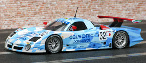Slot.it SICA14B Nissan R390 GT1 - #32 Calsonic/Xanavi. 3rd place, Le Mans 24hrs 1998. Aguri Suzuki / Kazuyoshi Hoshino / Masahiko Kageyama