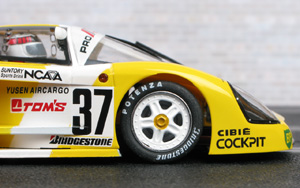 Slot.it SICA19B Toyota 88C - #37 Taka-Q. 24th place, Le Mans 24hrs 1988. Paolo Barilla / Hitoshi Ogawa / Tiff Needell - 10