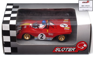 Sloter 400101 Ferrari 312 PB - #2. Winner, Daytona 6 hours 1972. Mario Andretti / Jacky Ickx - 12