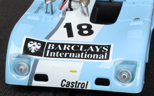 Sloter 400202 Lola T290 - #18 Barclays International. Team Lola: European 2-Litre Championship, Vallelunga 1972. Guy Edwards - 10