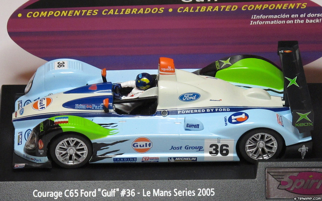 Spirit 0601202 Courage C65 Ford - No.36 Gulf. European Le Mans Series 2005. Paul Belmondo Racing: Vincent Vosse / Claude-Yves Gosselin / Karim Ojjea