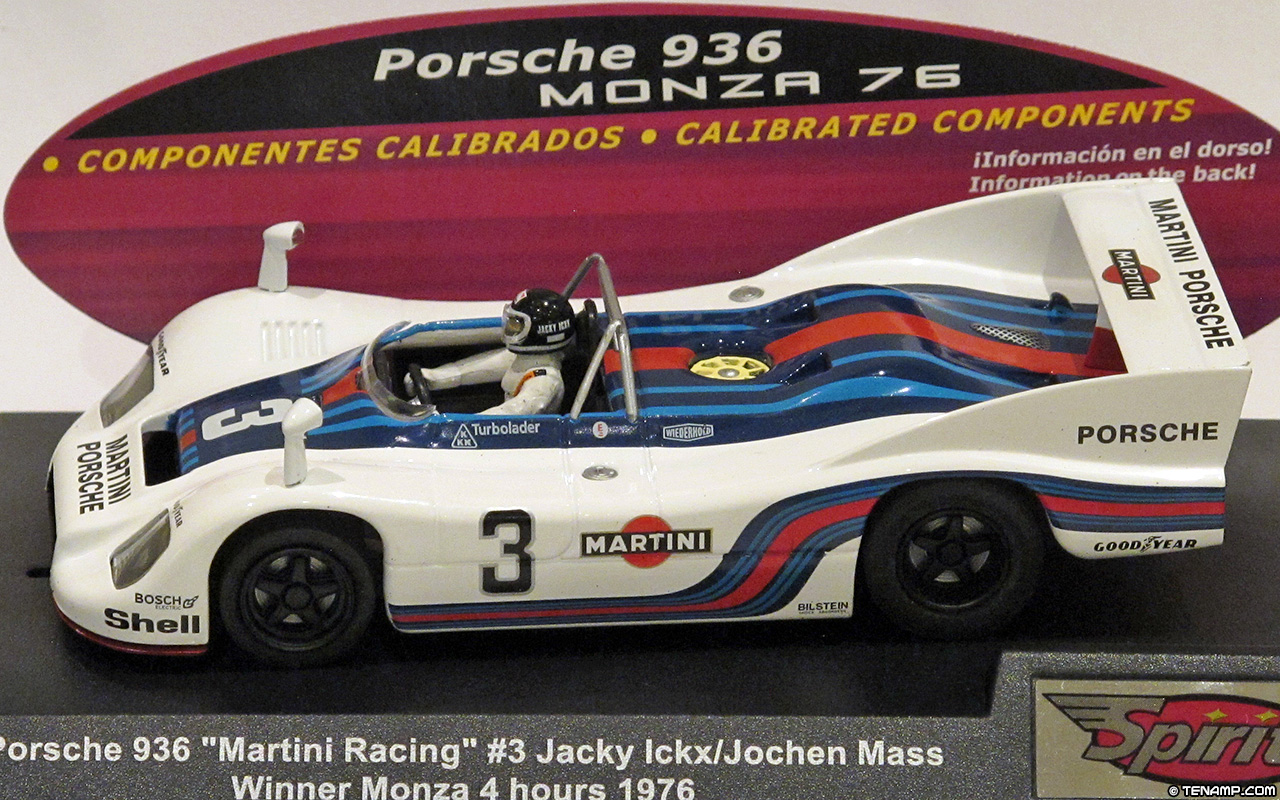 Spirit 0601404 Porsche 936 - No.3 Martini. Winner, Monza 4 Hours 1976. Martini Racing: Jochen Mass / Jacky Ickx