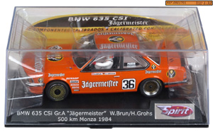 Spirit 0801701 BMW 635 CSi - #36 Jägermeister. 7th place, 500km Monza 1984 (European Touring Car Championship: round 1). Walter Brun / Harald Grohs - 12
