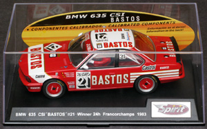 Spirit 0801703 BMW 635 CSi - #21 Bastos. Winner, Spa 24hrs 1983. Thierry Tassin / Hans Heyer / Armin Hahne - 12