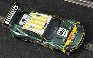 Scalextric SuperSlot H2959 Aston Martin DBR9 - #100 Pirelli. Aston Martin Racing BMS Scuderia Italia: 11th place, Le Mans 24 Hours 2007. Jamie Davies / Fabio Babini / Matteo Malucelli - 04