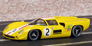 Thunderslot CA00102S/W Lola T70 MkIII - No.2. Ecurie Bonnier: 6th place, Brands Hatch 6 Hours 1968. BOAC International 500. Jo Bonnier / Sten Axelsson - 01