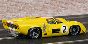 Thunderslot CA00102S/W Lola T70 MkIII - No.2. Ecurie Bonnier: 6th place, Brands Hatch 6 Hours 1968. BOAC International 500. Jo Bonnier / Sten Axelsson - 02
