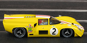 Thunderslot CA00102S/W Lola T70 MkIII - No.2. Ecurie Bonnier: 6th place, Brands Hatch 6 Hours 1968. BOAC International 500. Jo Bonnier / Sten Axelsson - 03
