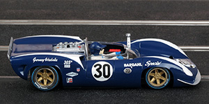 Thunderslot CA00201S/W Lola T70 Can-Am - No.30 Bardahl Special. All American Racers: Winner, Can-Am Bridgehampton 1966. Dan Gurney - 03