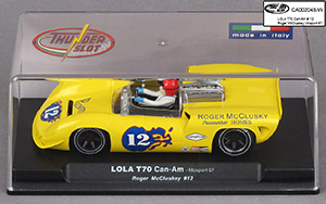 Thunderslot CA00204S/W Lola T70 Can-Am - No.12 Pacesetter Homes. 5th place, Can-Am Mosport 1967. Roger McCluskey - 06