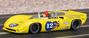 Thunderslot CA00204S/W Lola T70 Can-Am - No.12 Pacesetter Homes. 5th place, Can-Am Mosport 1967. Roger McCluskey