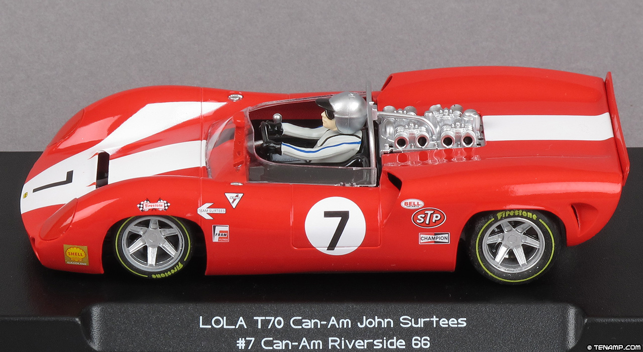 Thunderslot CA00206S/W Lola T70 Can-Am - #7 John Surtees 1966. Can-Am Champion 1966