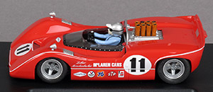 Thunderslot CA00302S/W McLaren M6A - No.11 Leader Cards Racers. 3rd place, Can-Am Bridgehampton 1968. Lothar Motschenbacher