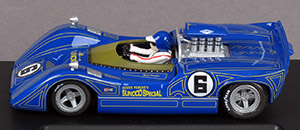 Thunderslot CA00303S/W McLaren M6A - No.6 Roger Penske Racing. Winner, Can-Am Bridgehampton 1968. Mark Donohue
